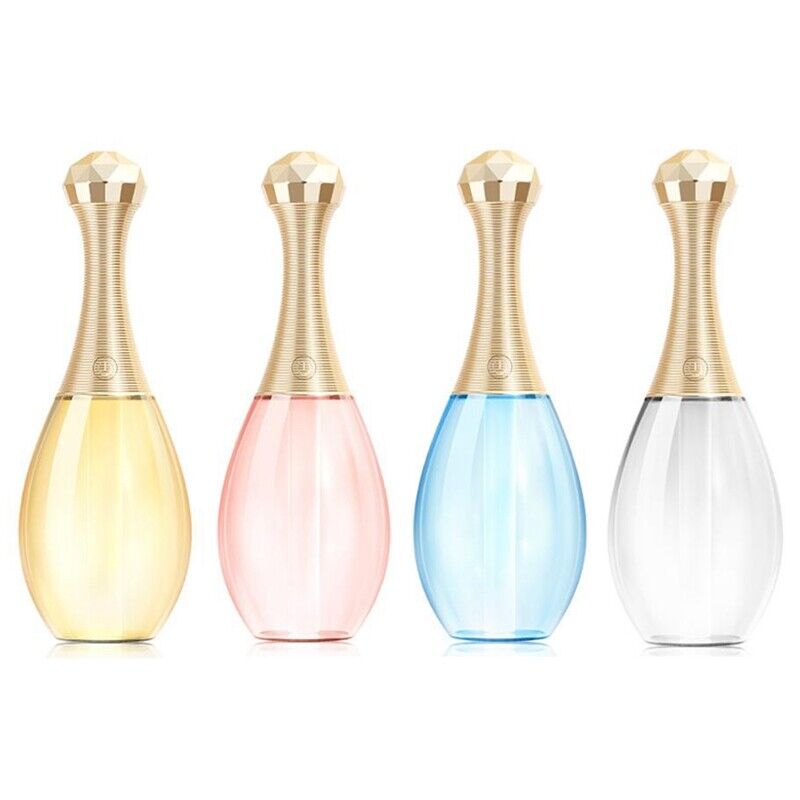 Vintage Perfume Bottle Air Humidifier–Lamp Air Humidifier-Bottle Air Humidifier Theme-Transparent ,Quiet, Gold Night Light .